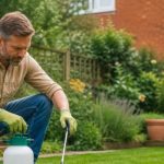 Illustration representing how long to wait to mow after lawn treatment